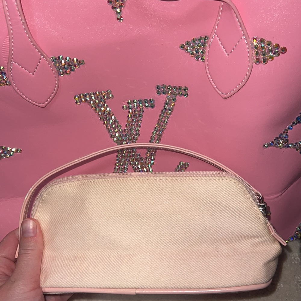 Dior bag pouch wristlet makeup cosmetic case beauty pink vintage y2k deadstock - Picture 4 of 9